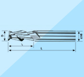 IT行业铣削系列-铝合金专用铣刀-标准2刃平刀
